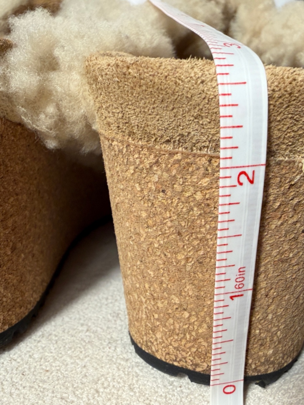 Papillio Women's Shearling Slip-On Clog - Cream - Picture 11 of 11